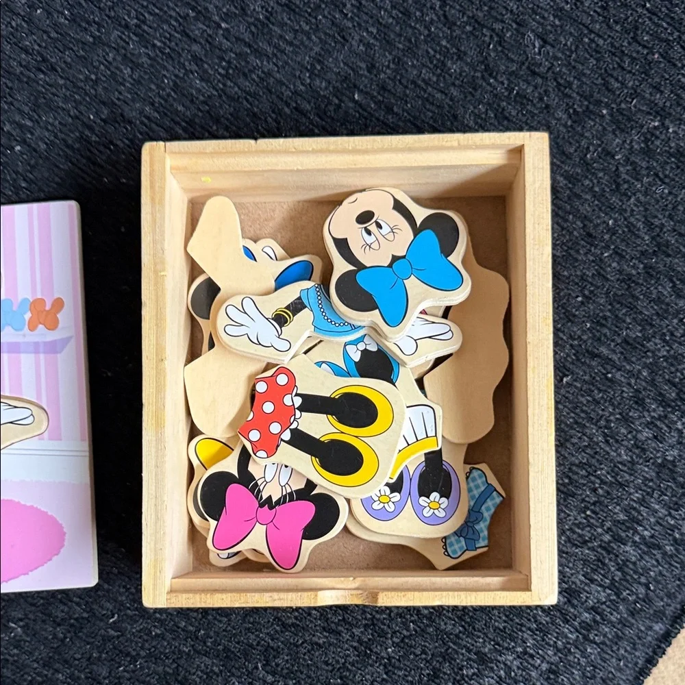 Disney's Minnie Mouse Mix & Match Dress-Up Wooden Toy by Melissa & Doug